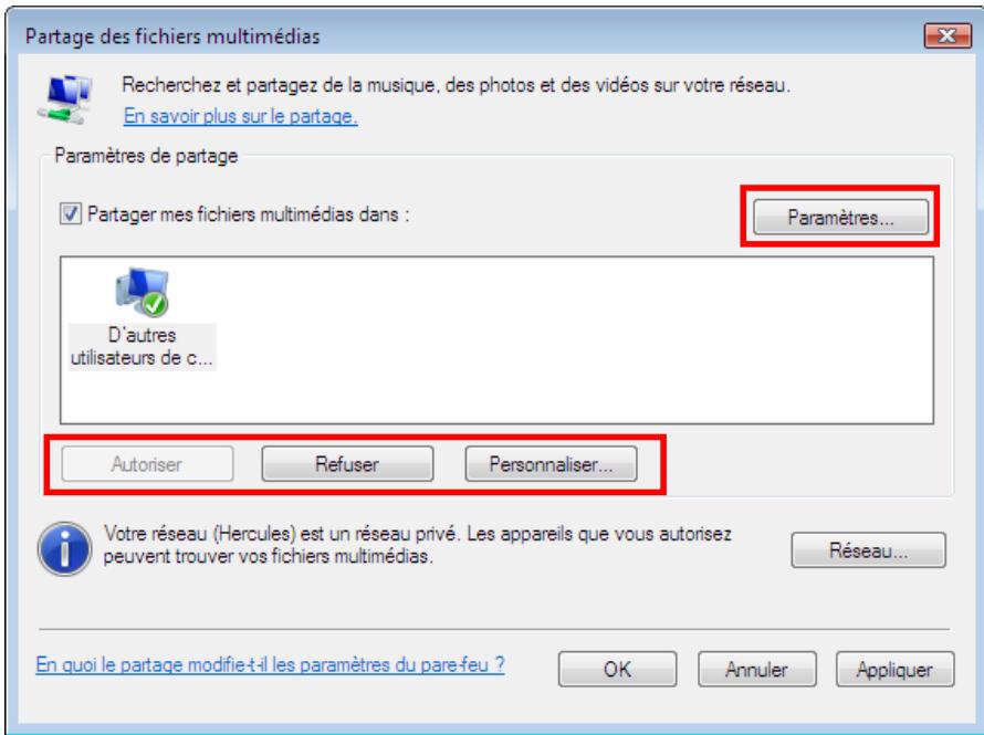 HERCULES HWGEXT-54 - Activer le partage des fichiers multiméidas - 3
