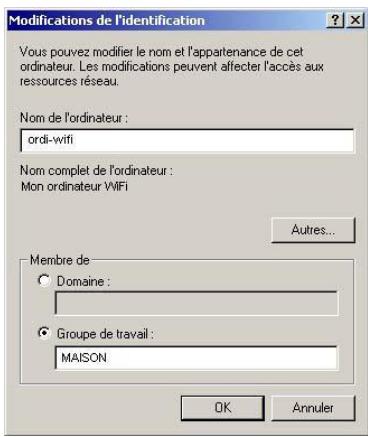 HERCULES HWGEXT-54 - Créer un groupe de travail sous Windows 2000 - 2