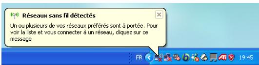 HERCULES HWGEXT-54 - Ordinateurs sous Windows XP: Se connecter à un réseau sans fil - 1