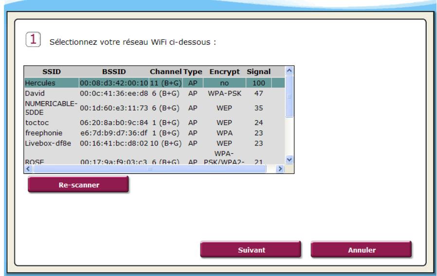 HERCULES HWGEXT-54 - Se connecter à un réseau WiFi (mode Relais WiFi) - 3