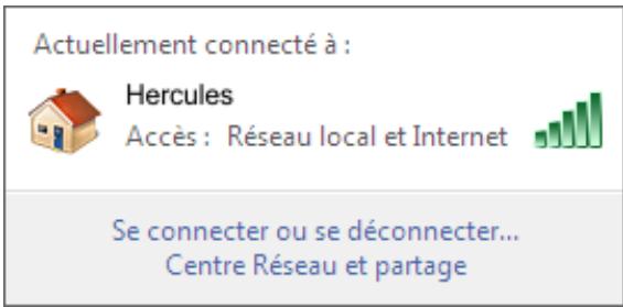 HERCULES HWGEXT-54 - Ordinateurs sous Windows Vista : Se connecter à un réseau sans fil - 8