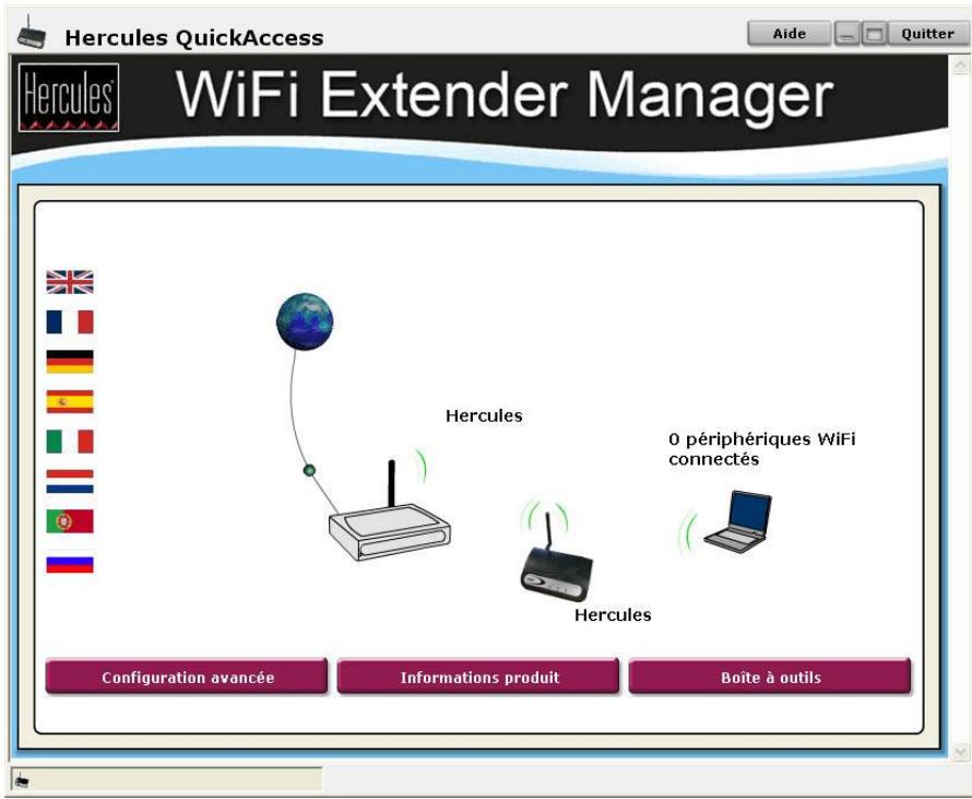 HERCULES HWGEXT-54 - Consulter les informations de son réseau WiFi - 1