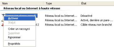HERCULES HWGEXT-54 - Windows XP: Activer ou désactiver manuellement la connexion WiFi de votre adaptateur (utilisateurs avances) - 1