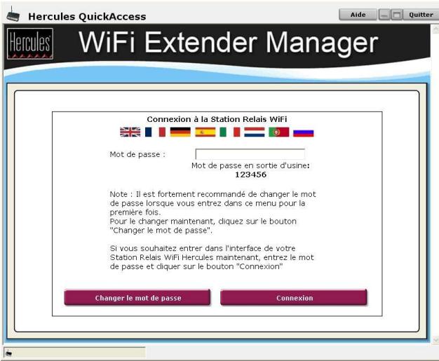 HERCULES HWGEXT-54 - Ouvrir les portes du WiFi Extender Manager - 2