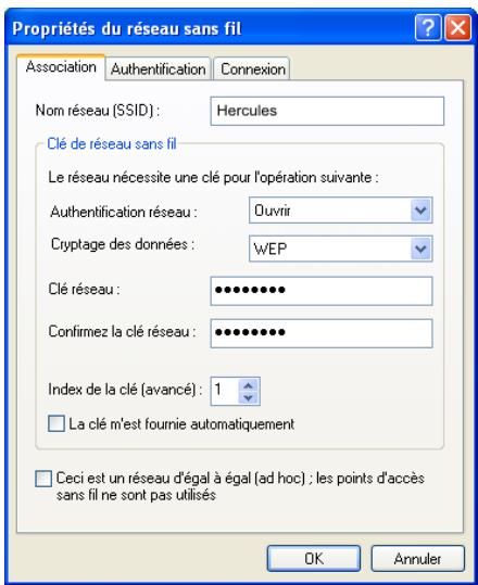 HERCULES HWGEXT-54 - Pour ajouter un réseau à ses favors : - 2
