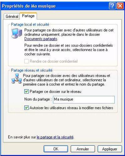 HERCULES HWGEXT-54 - Windows XP: Mentre en partage des dossiers - 1