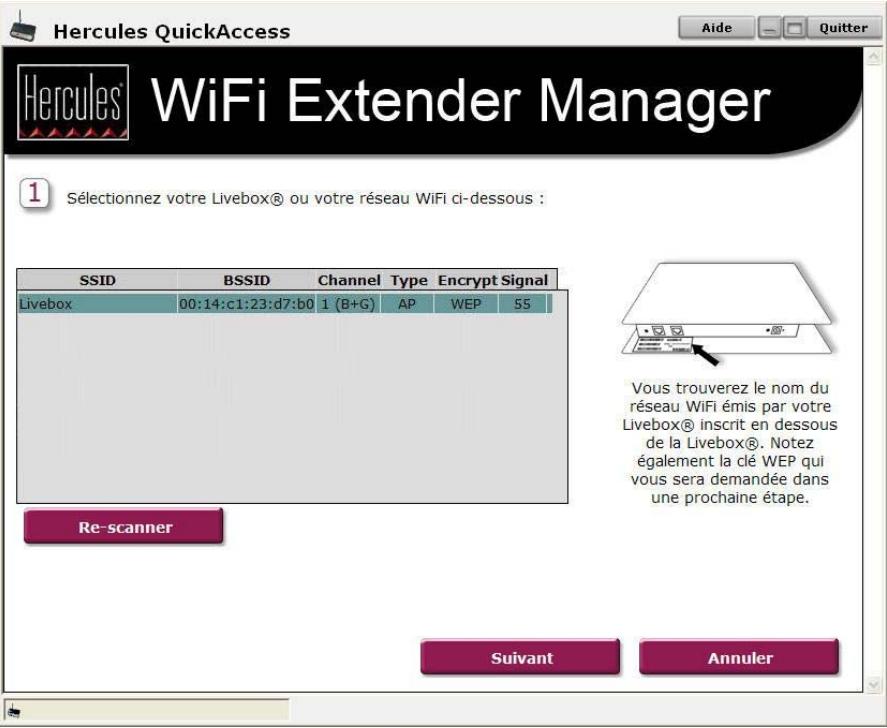 HERCULES HWGEXT-54-LB - Se connecter à un réseau WiFi - 2