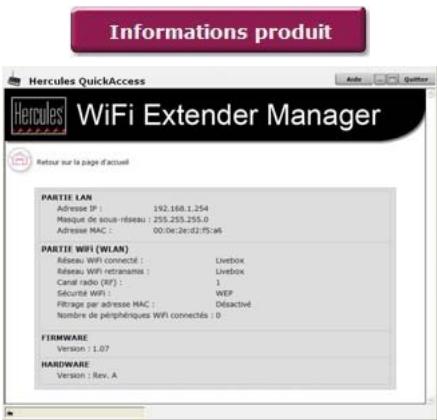 HERCULES HWGEXT-54-LB - Pour consulter les informations produit : - 1