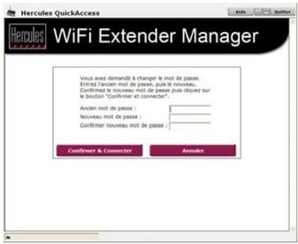 HERCULES HWGEXT-54-LB - Protégier l'accès à WiFi Extender Manager - 1