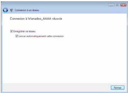 HERCULES HWGEXT-54-LB - Ordinateurs sous Windows Vista : Se connecter à un réseau sans fil - 4