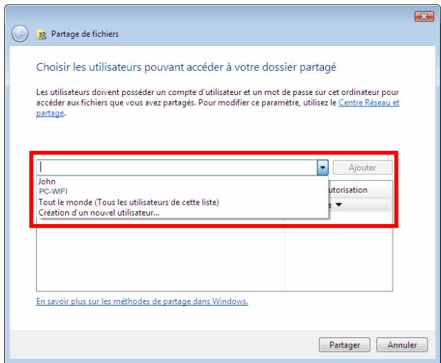 HERCULES HWGEXT-54-LB - Windows Vista : Mettre en partage des dossiers publics ou personnels - 2