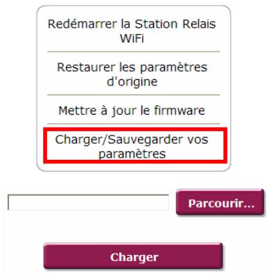HERCULES HWGEXT-54-LB - Pour charger une configuration : - 1