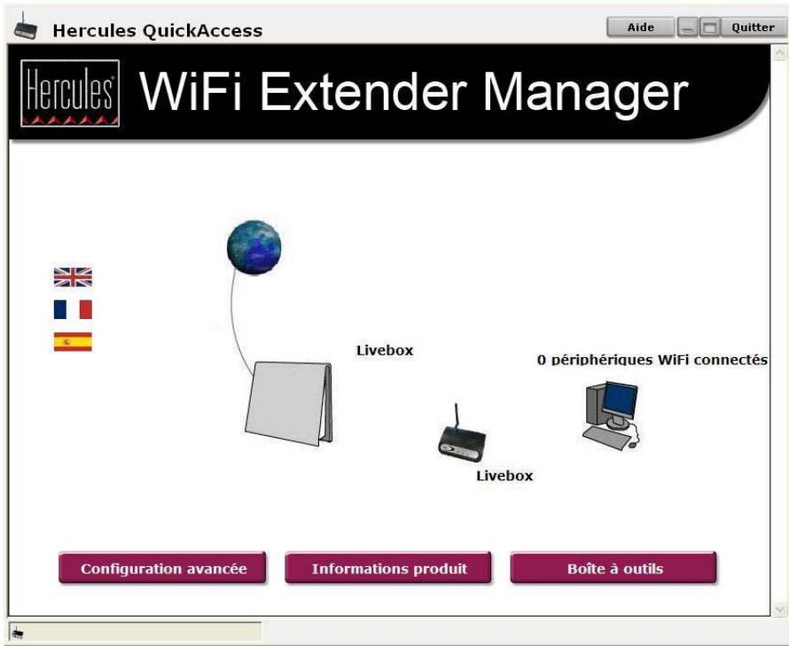 HERCULES HWGEXT-54-LB - Consultant les informations de son réseau WiFi - 1