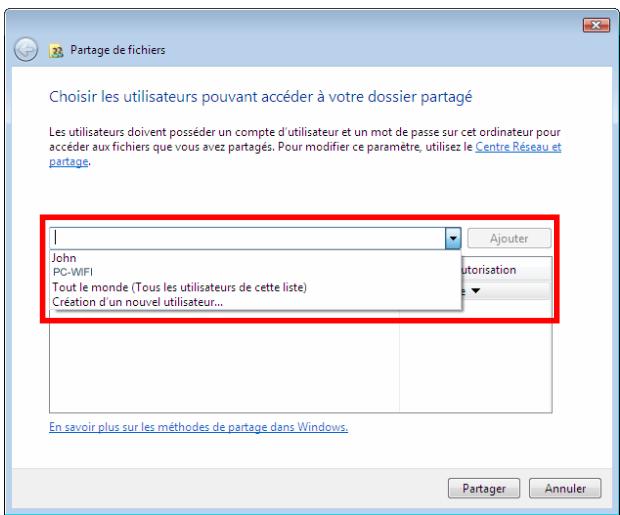 HERCULES HWGUSB2-54 - Windows Vista : Mettre en partage des dossiers publics ou personnels - 2