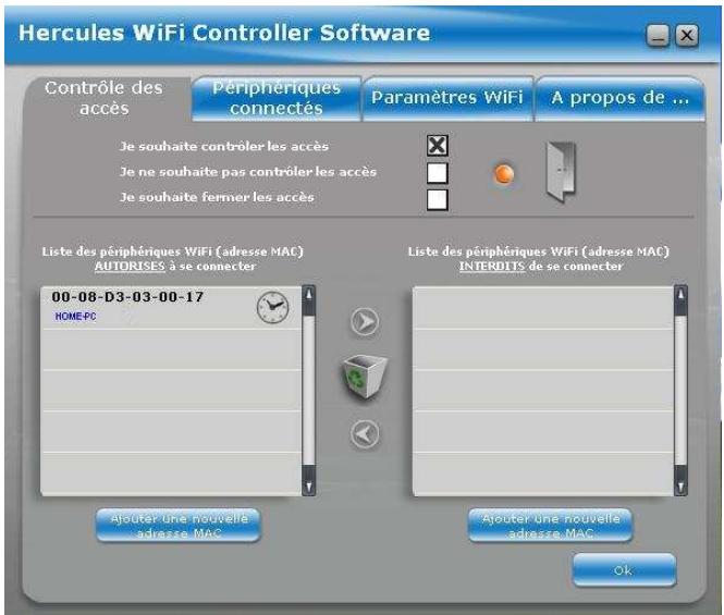 HERCULES HWGUSB2-54V2-AP - COMMENT CONTROLLER LES ACCÉS À MON RÉSEAU WIFI? - 3