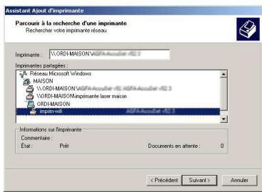 HERCULES HWGUSB2-54V2-AP - Sur les ordinateurs qui vont utiliser en WiFi l'imprimante partagée : - 2