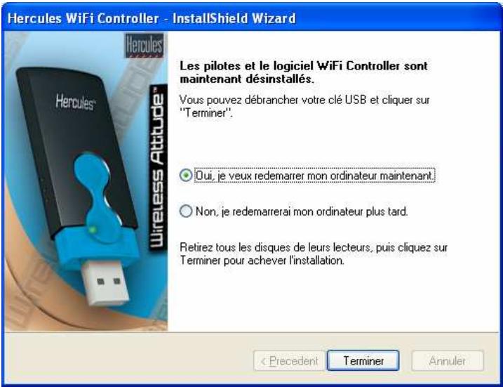 HERCULES HWGUSB2-54V2-AP - DÉINSTALLER VÔTURE ÉMETTEUR WIFI USB HERCULES - 2