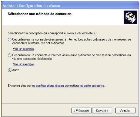 HERCULES HWNAP-300 - Windows XP: Utiliser l'Assistant Configuration du réseau dans un réseau de type Infrastructure - 4
