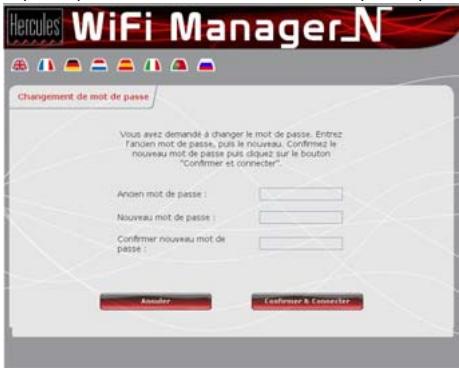 HERCULES HWNAP-300 - Changer le mot de passer du WiFi Manager N! - 1
