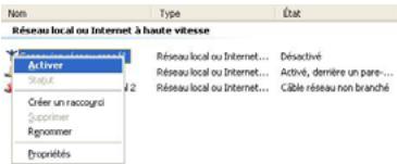 HERCULES HWNAP-300 - Windows XP: Activer ou désactiver manuellement la connexion WiFi de votre adaptateur (utilisateurs avances) - 1