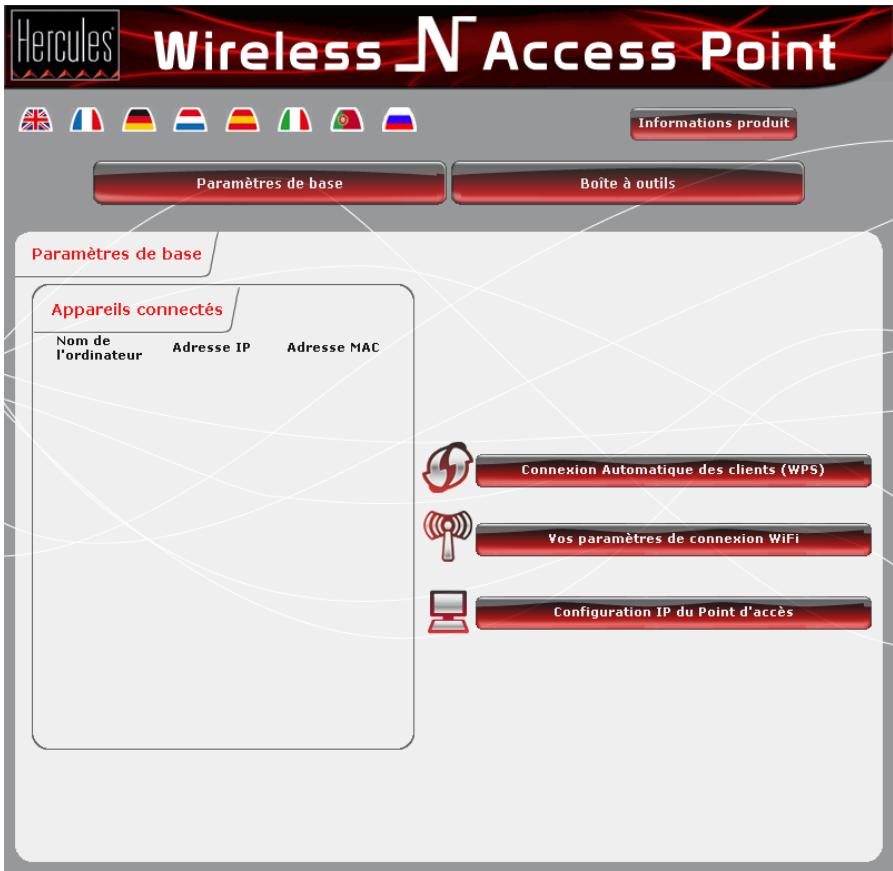 HERCULES HWNAP-300 - Changer le mot de passer du WiFi Manager N! - 2