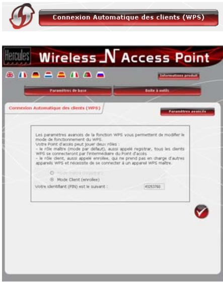 HERCULES HWNAP-300 - Se connecter à un réseau en mode client - 1
