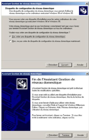 HERCULES HWNAP-300 - Windows Me: Utiliser l'Assistant Gestion de réseau domestique dans un réseau de type Infrastructure - 10