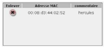 HERCULES HWNAP-300 - Filtage d'adresse MAC - 3