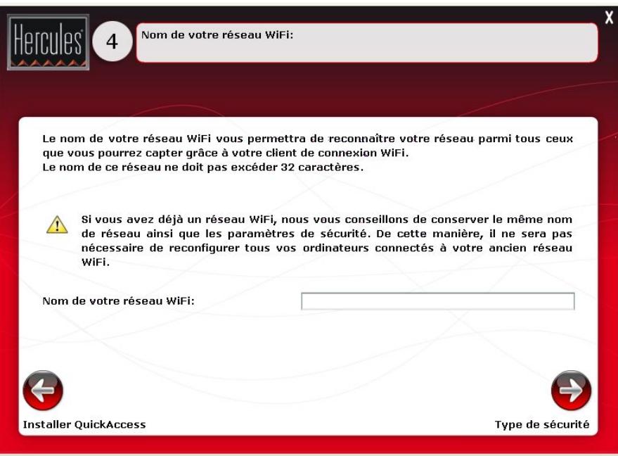 HERCULES HWNAP-300 - Etape 4 : Nom de son réseau (SSID) - 2