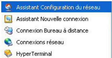 HERCULES HWNAP-300 - Windows XP: Utiliser l'Assistant Configuration du réseau dans un réseau de type Infrastructure - 1