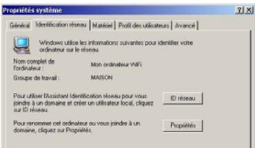 HERCULES HWNAP-300 - Créer un groupe de travail sous Windows 2000 - 1