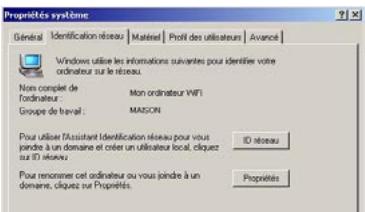 HERCULES HWNP-300 - Créer un groupe de travail sous Windows 2000 - 1