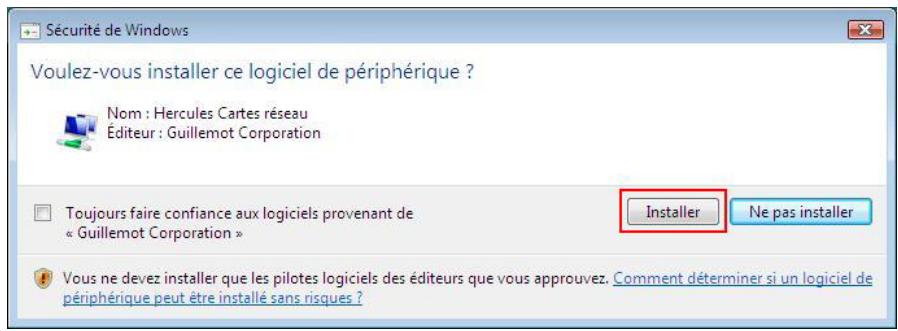 HERCULES HWNP-300 - Sous Windows Vista - 1