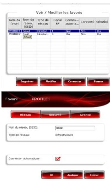 HERCULES HWNP-300 - Voir / Modifier les favorsis - 1