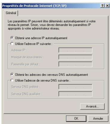 HERCULES HWNP-300 - Windows 2000 : Partager une connexion ADSL dans un réseau de type Infrastructure - 3