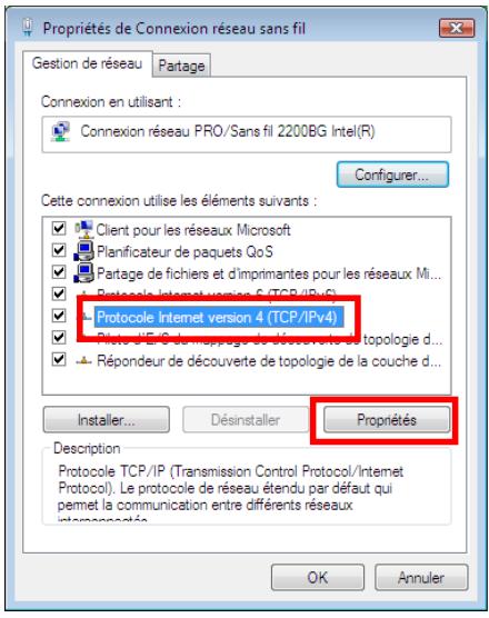HERCULES HWNP-300 - Windows Vista : Partager une connexion ADSL dans un réseau de type Infrastructure - 3