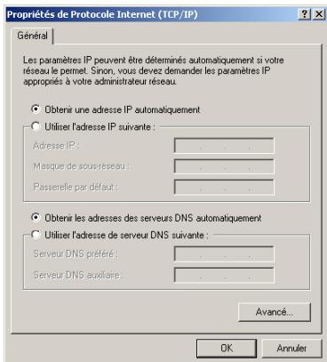 HERCULES HWNP-300 - Windows 2000 : Partager une connexion ADSL dans un réseau de type Ad hoc - 4