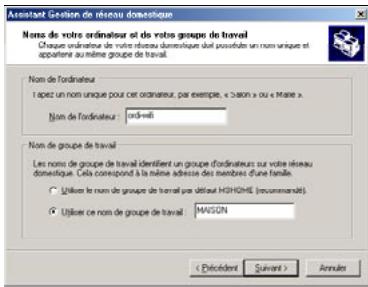 HERCULES HWNP-300 - Windows Me : Utiliser l'Assistant Gestion de réseau domestique dans un réseau de type Ad hoc - 5