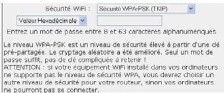 HERCULES HWNR-300 - Si vous choisissez le type de sécurité « ELEVE (WPA) » : - 1