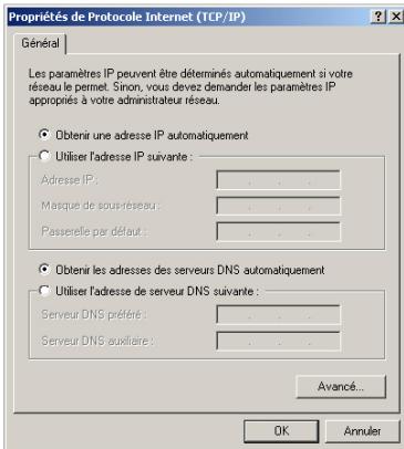 HERCULES HWNR-300 - Windows 2000: Partager une connexion ADSL dans un réseau de type Infrastructure - 3
