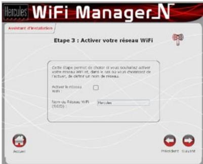 HERCULES HWNR-300 - Si vous ne souhaitez pas activer votre réseau WiFi - 1
