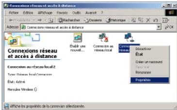 HERCULES HWNR-300 - Windows 2000: Partager une connexion ADSL dans un réseau de type Infrastructure - 1