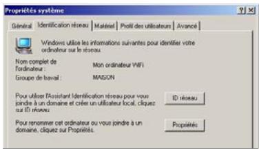 HERCULES HWNR-300 - Créer un groupe de travail sous Windows 2000 - 1