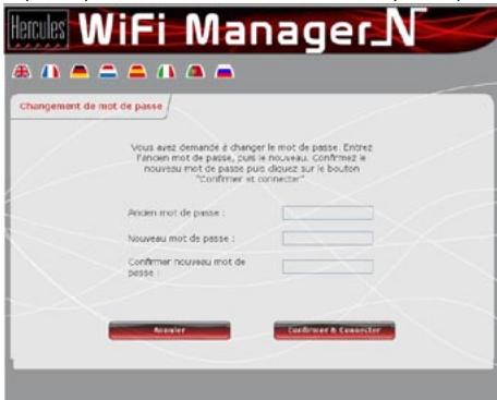 HERCULES HWNR-300 - Changer le mot de passer du WiFi Manager N! - 1