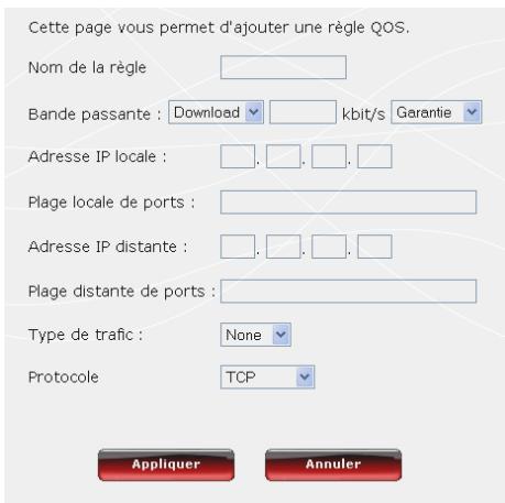 HERCULES HWNR-300 - 5.4.1.Attribuer une priorité à un type de données en cas de réseau surcharge - 2