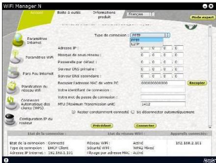 HERCULES HWNRI-300 - Si vous choisissez un autre type de connexion - 1