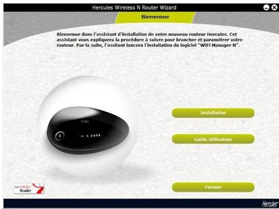 HERCULES HWNRI-300 - Si le menu d'installation ne se lance pas automatiquement : - 2