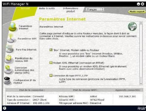 HERCULES HWNRI-300 - Choisir sa connexion Internet - 2