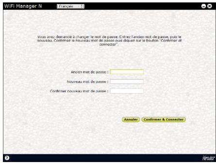 HERCULES HWNRI-300 - Changer le mot de passe du WiFi Manager - 1