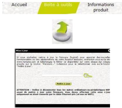 HERCULES HWNRI-300 - Si une mise à jour du firmware est disponible : - 1